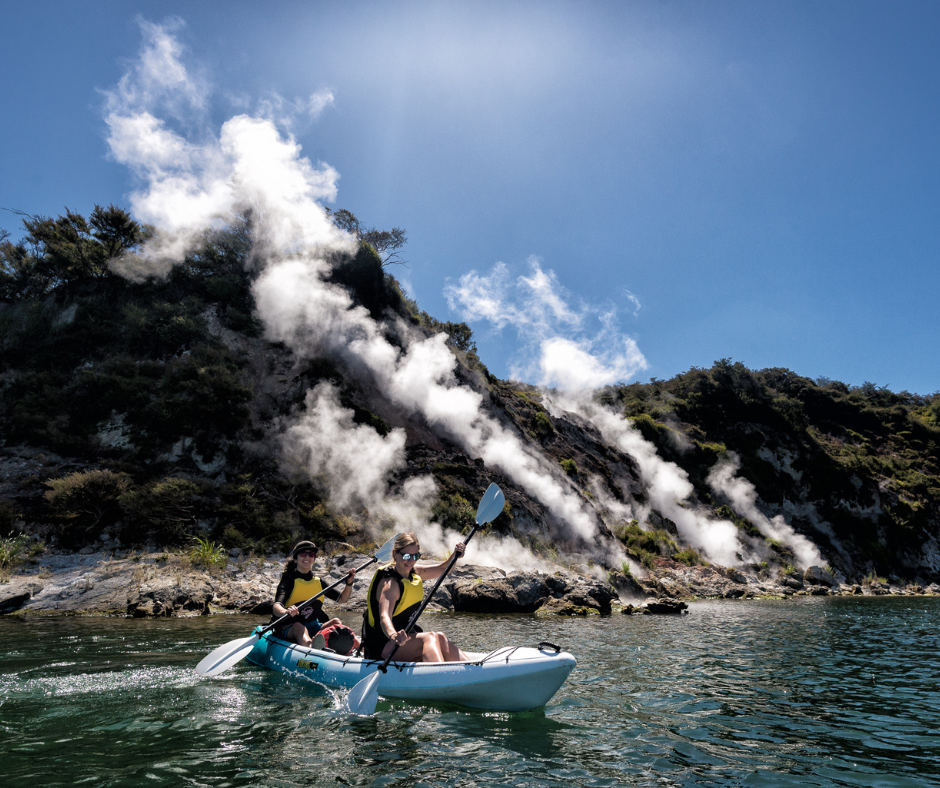 Private Waimangu Valley Walk and Steaming Cliffs Kayak Tour | Shaara Deals 