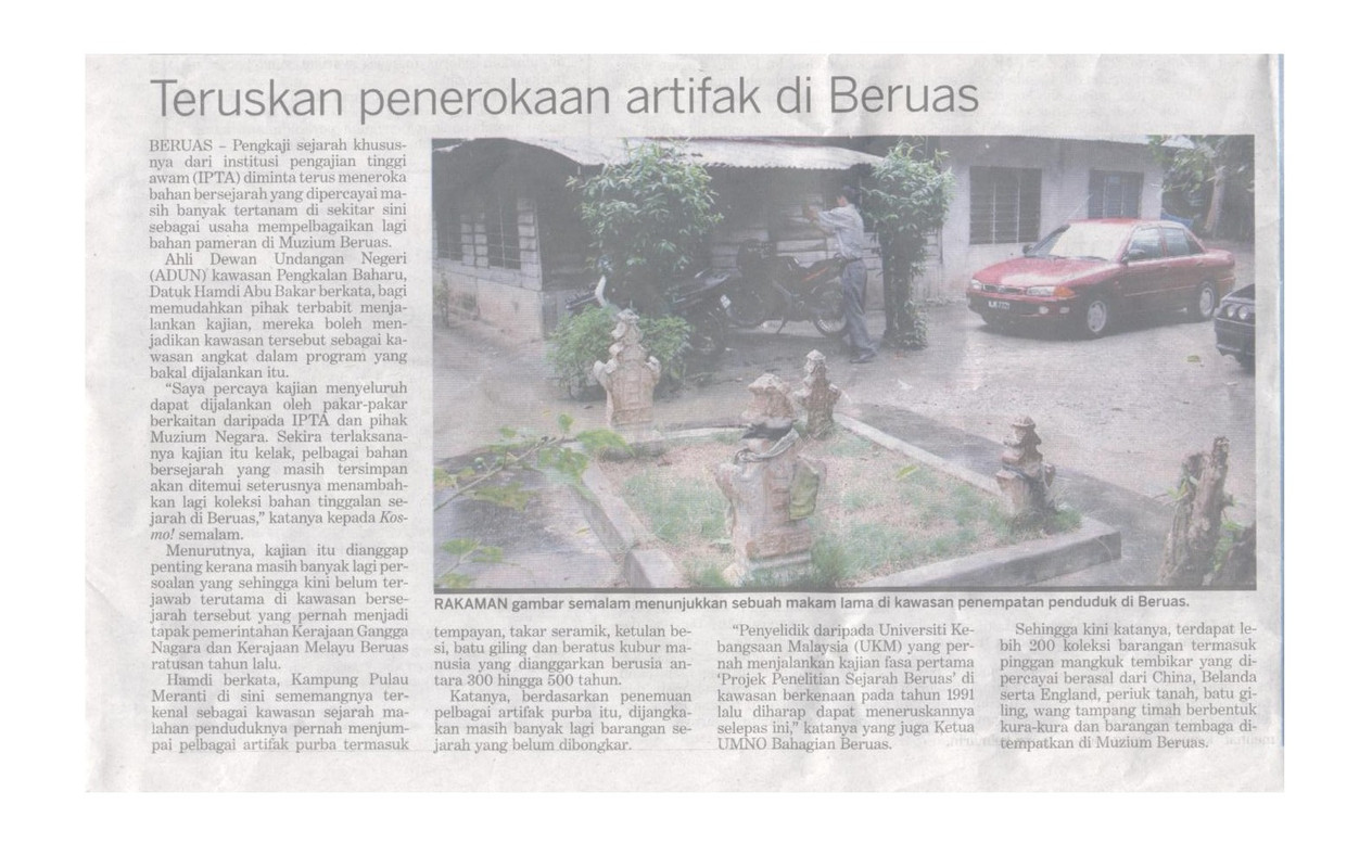 Kerajaan Awal Dalam Daerah Dinding Di Perak