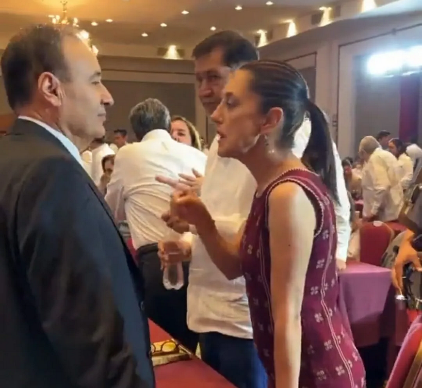 Viralizan reclamo de Sheinbaum a Durazo