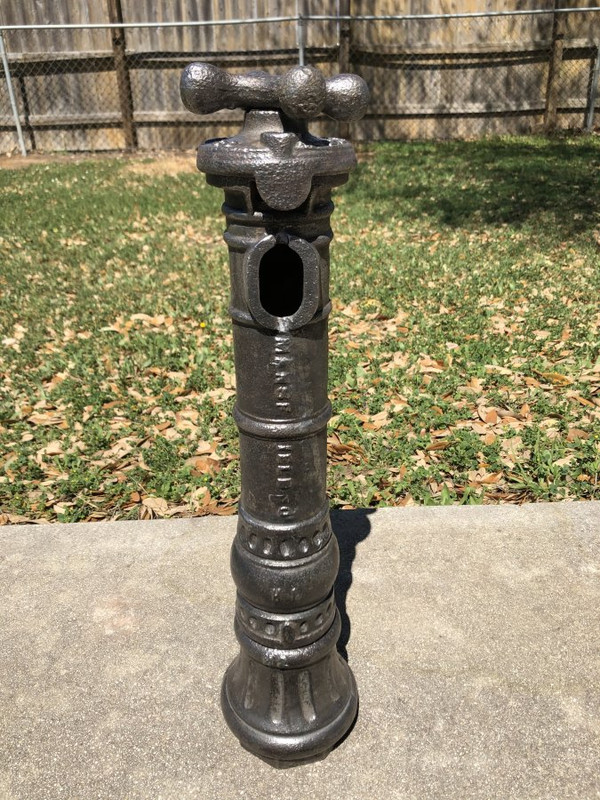 Murdock M-75 Yard Hydrant older vintage version stripped down to the original bare cast iron