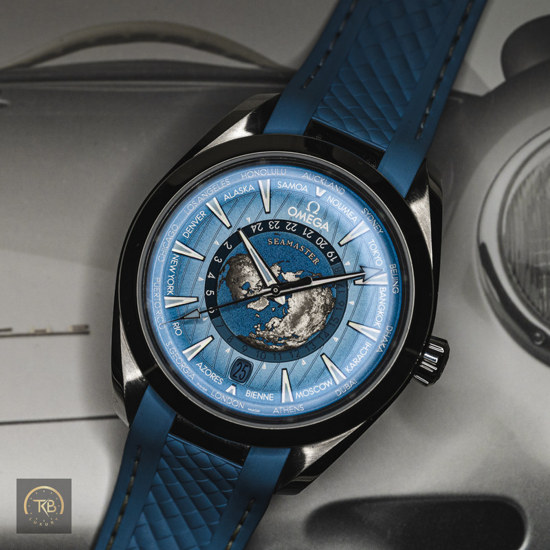 Omega Aquaterra WorldTimer Summer Blue
