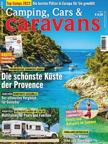 Cover: Camping Cars und Caravans Magazin Nr  07 Juli 2023