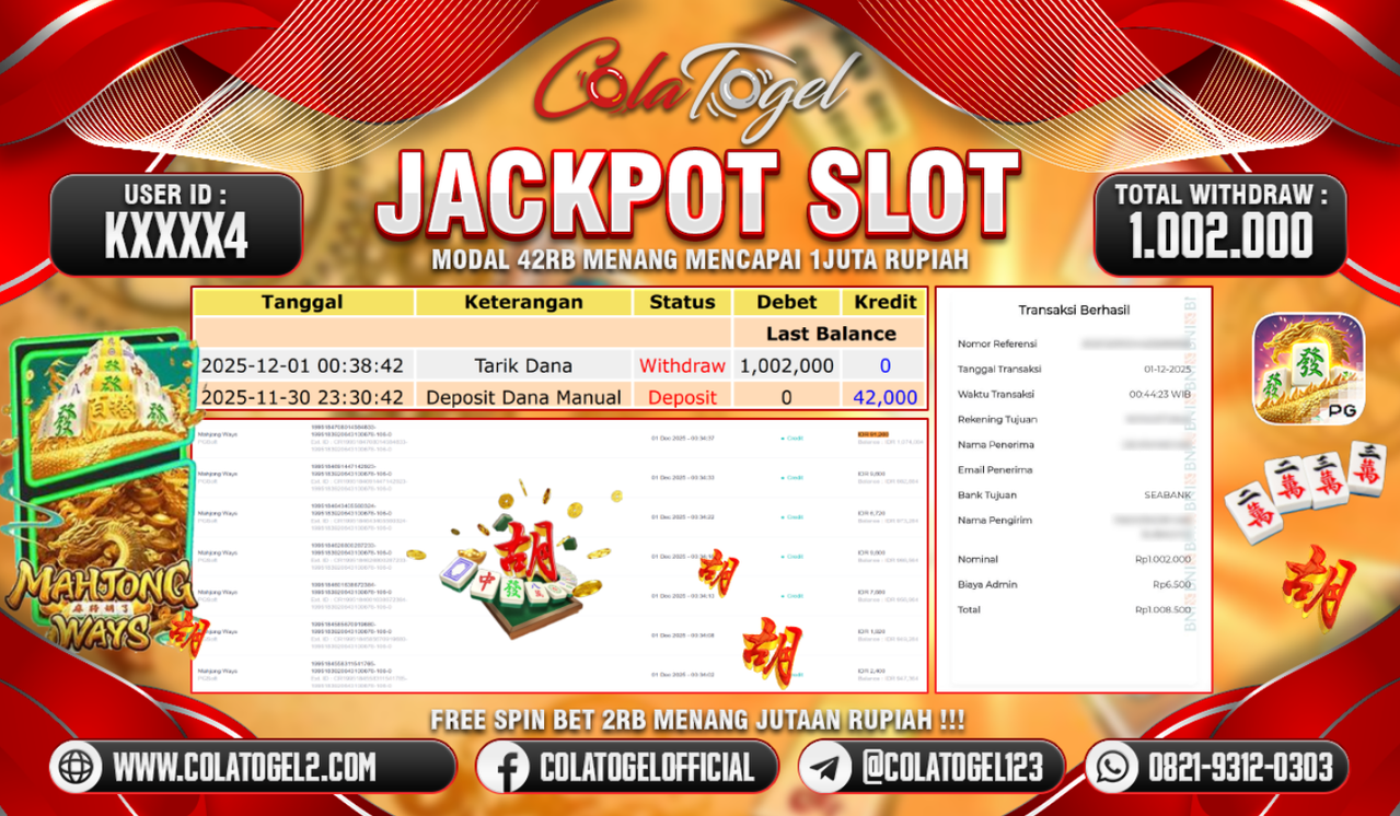 JACKPOT SLOT GACOR!!