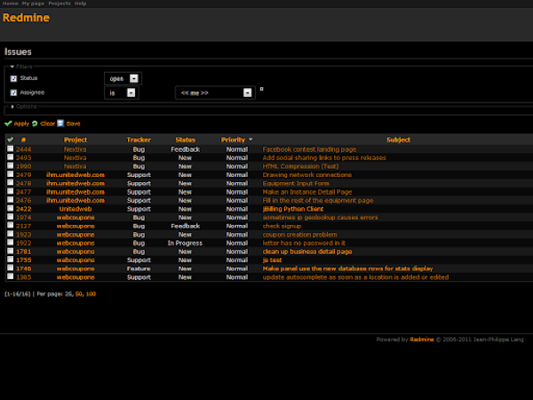 mobile Redmine theme