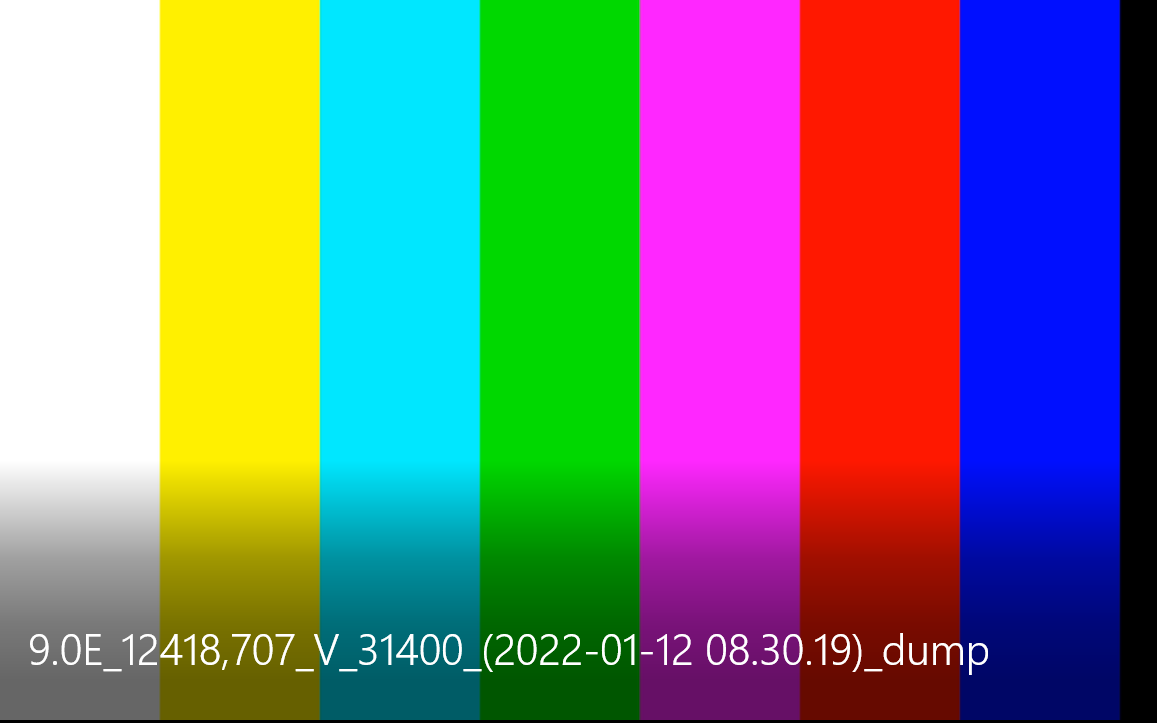 Eutelsat 9B 124188 V stream16 Val d'Aoste