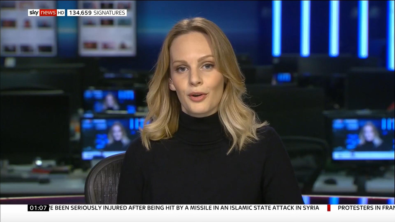 06 January - 01.00.00 - Sky News. News reports on the big storie