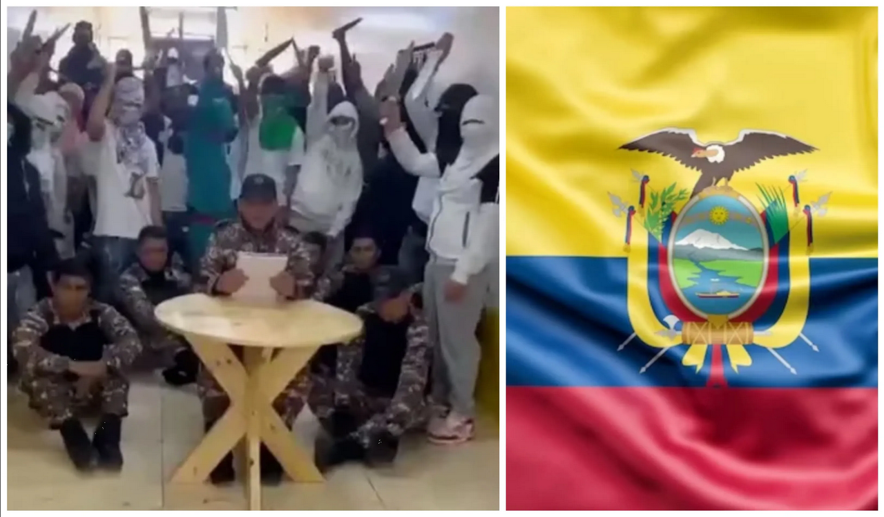 Reportan 178 funcionarios tomados como rehenes en cárceles de Ecuador