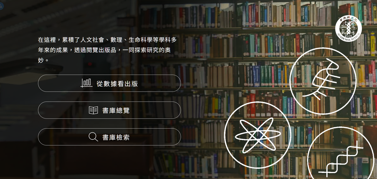 中央研究院 出版品整合平臺