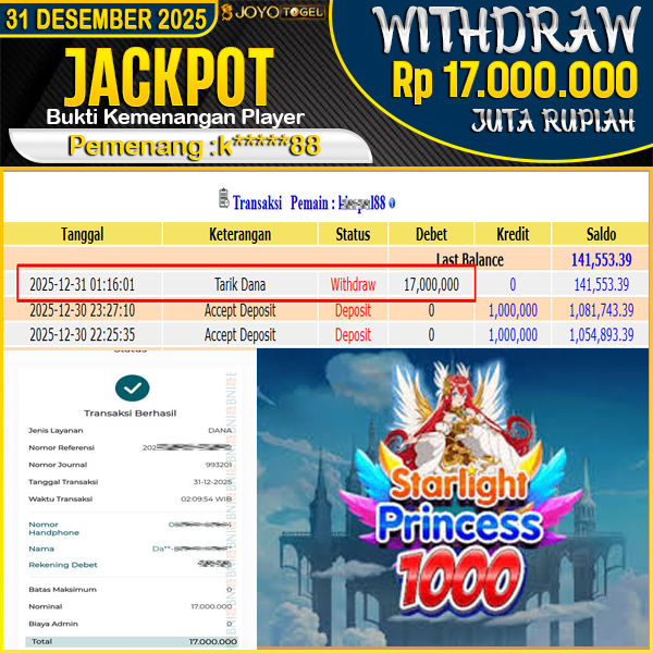 jackpot-slot-pragmatic-play-starlight-princess-1000--wd-rp-17000000--dibayar-lunas-di-joyotogel