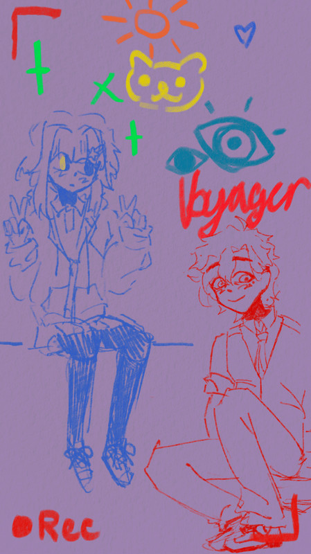eleanor & vivien(artfight, voyager1)
