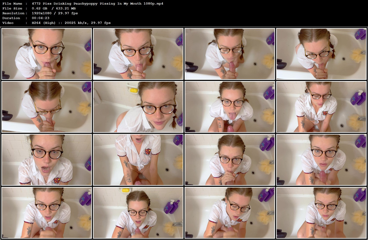 4772 Piss Drinking Peachypoppy Pissing In My Mouth 1080p mp4