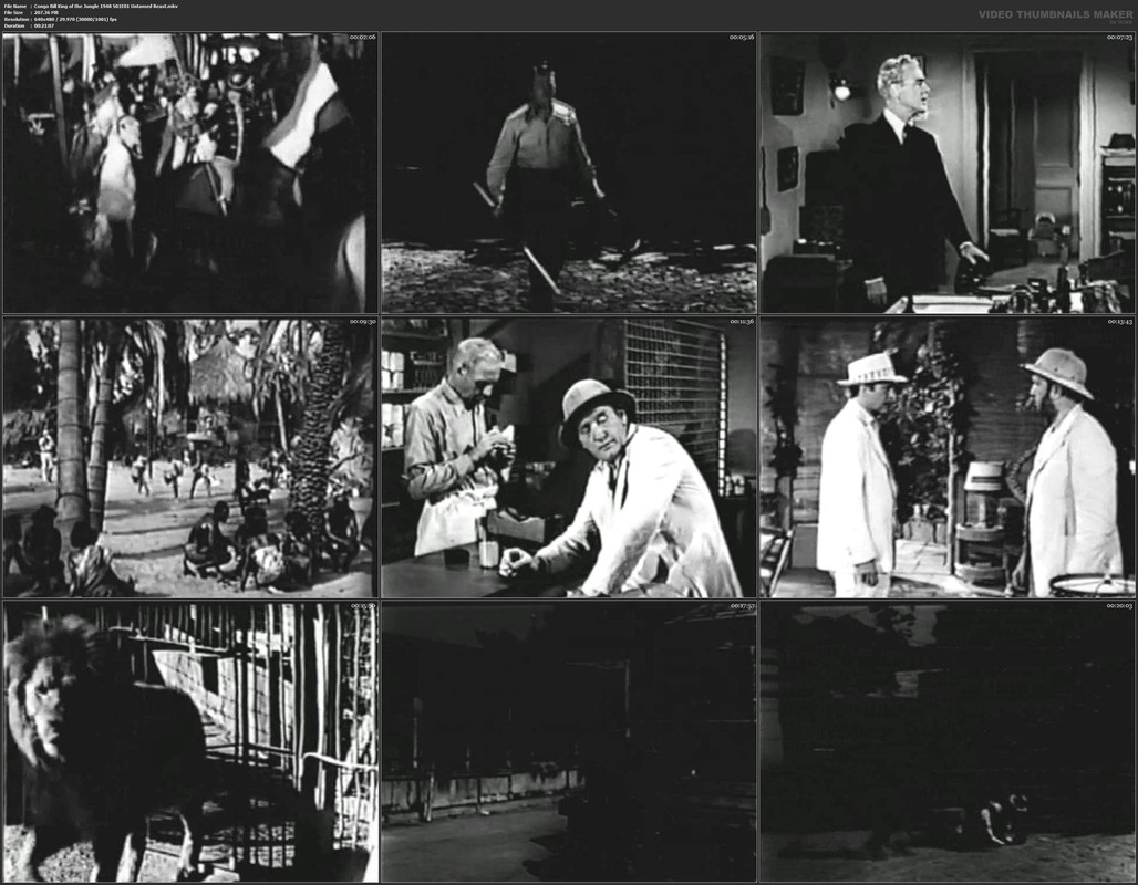 Congo Bill King of the Jungle 1948 S01E01 Untamed Beast.mkv