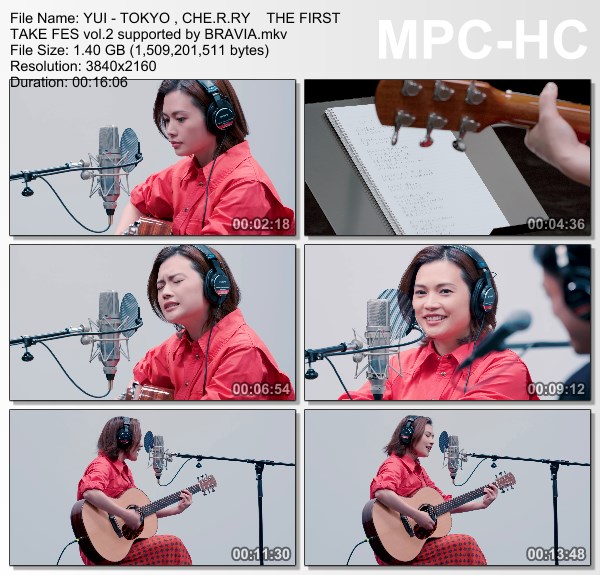 [TV-Variety] YUI – TOKYO , CHE.R.RY (THE FIRST TAKE FES vol.2 supported by BRAVIA 2020.11.18)