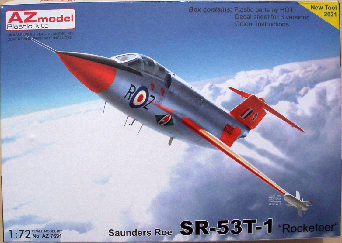 AZ Model 72 AZ 7691 Saunders Roe SR-53T-1 'Rocketeer'