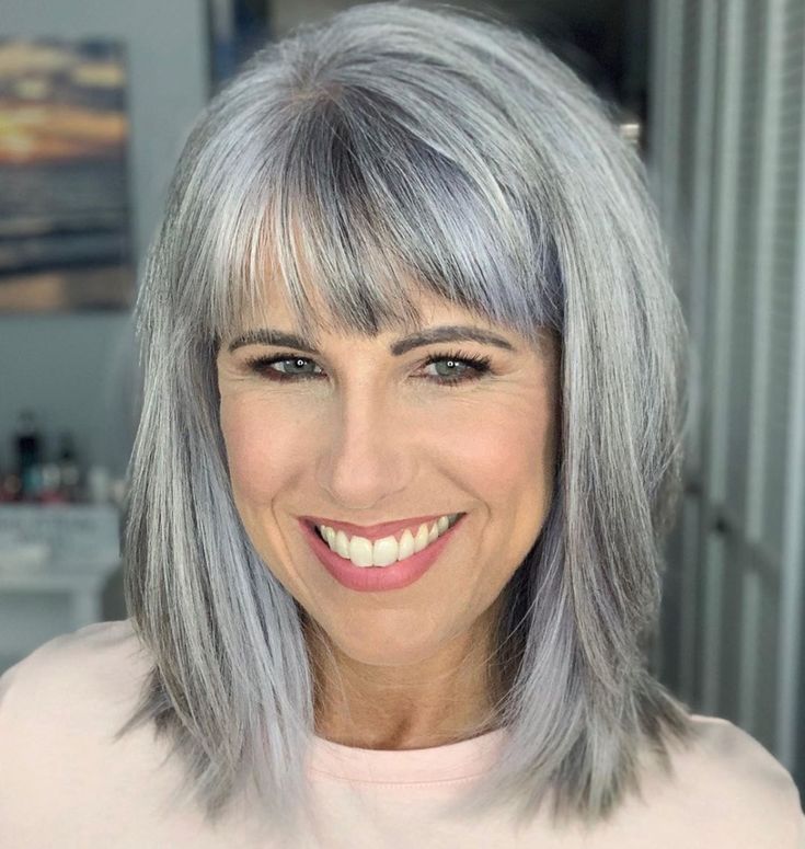 Mature ash blonde for gray coverage
