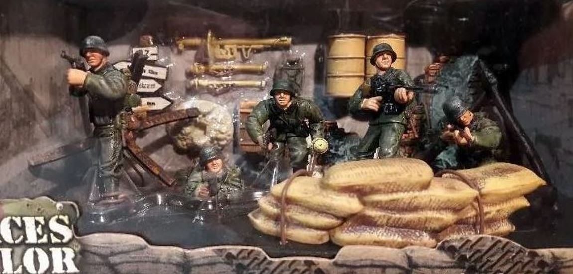 EXTRA RARE 716th Inf Dv Diorama 5 fig Caen 1944 #83005 BNIB 1:32