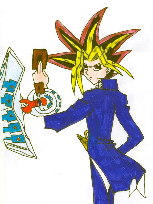 Hình vẽ Atemu (Yami Yugi) bộ YugiOh (vua trò chơi) - Page 8 2_Atemp_211