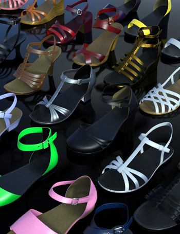 Summer Footwear Collection Genesis 2, 3 & 8 Female(s) Summer Footwear Collection Genesis 2, 3 & 8 Female(s)
