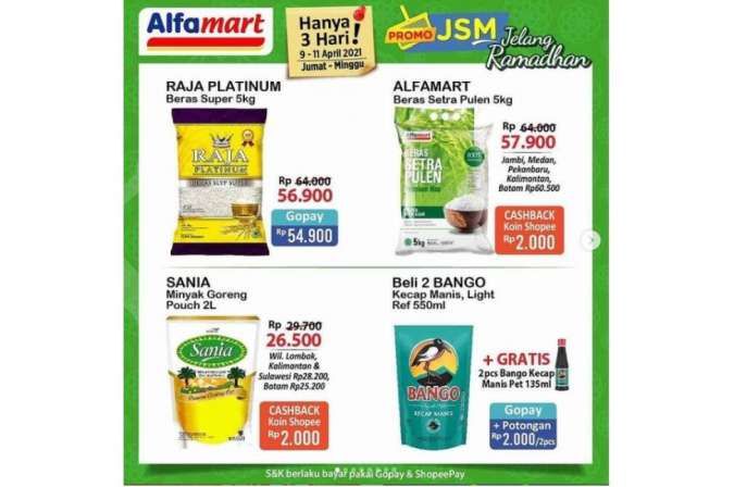 Katalog Promo JSM Alfamart 9-11 April 2021 
