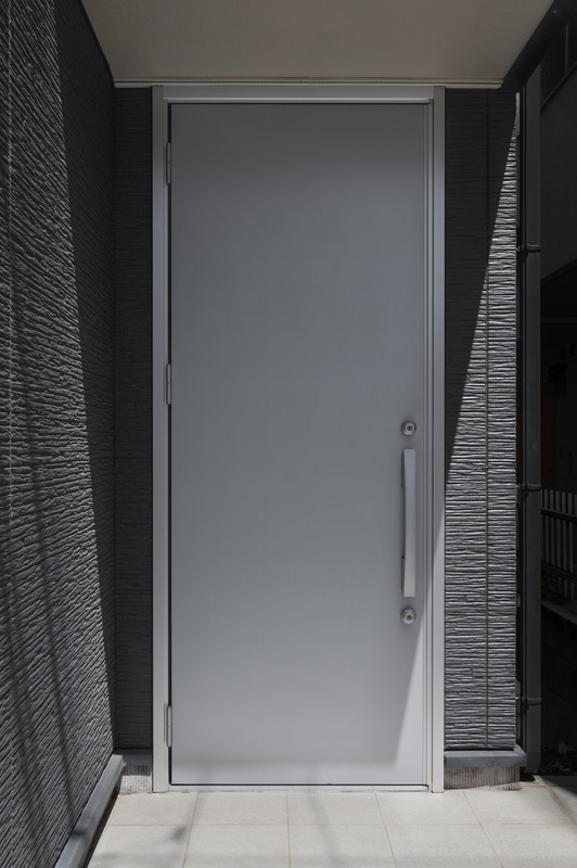 Minimal Swing Entrance Door Design in Clean Matte Finish