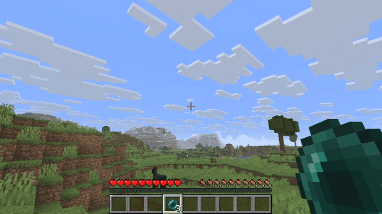 The player immediately throws three ender pearls in different directions without a cooldown