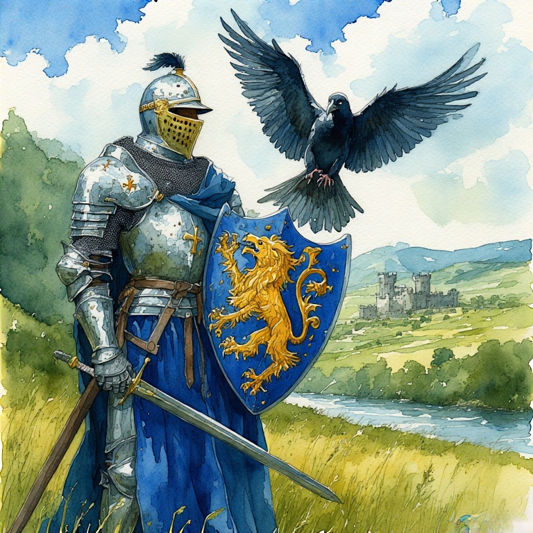 A-medieval-knight-in-shining-a-26