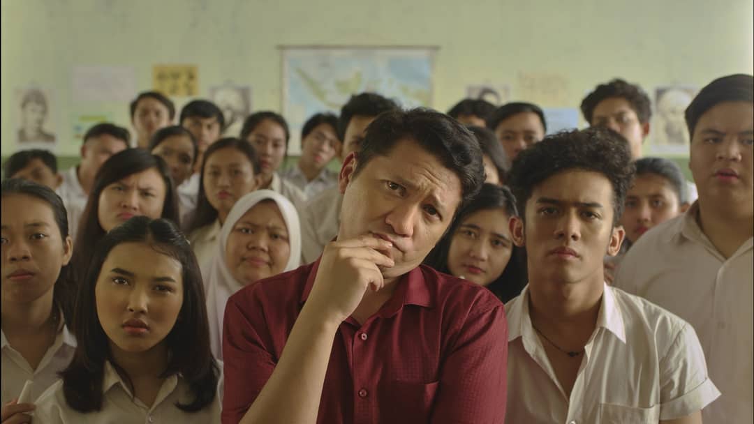 Tampilan pertama film Guru-guru Gokil (2020)