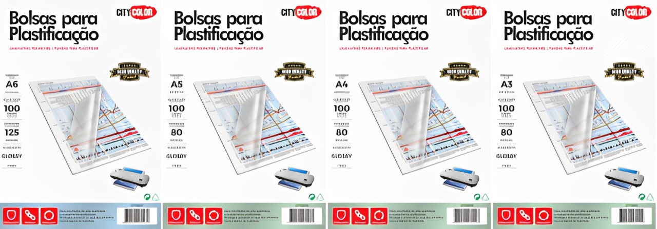 bolsas de plastificação citycolor