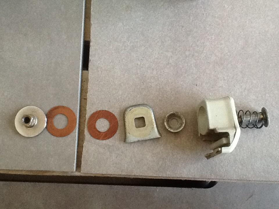 LOQUET POUR VITRE PERCEE