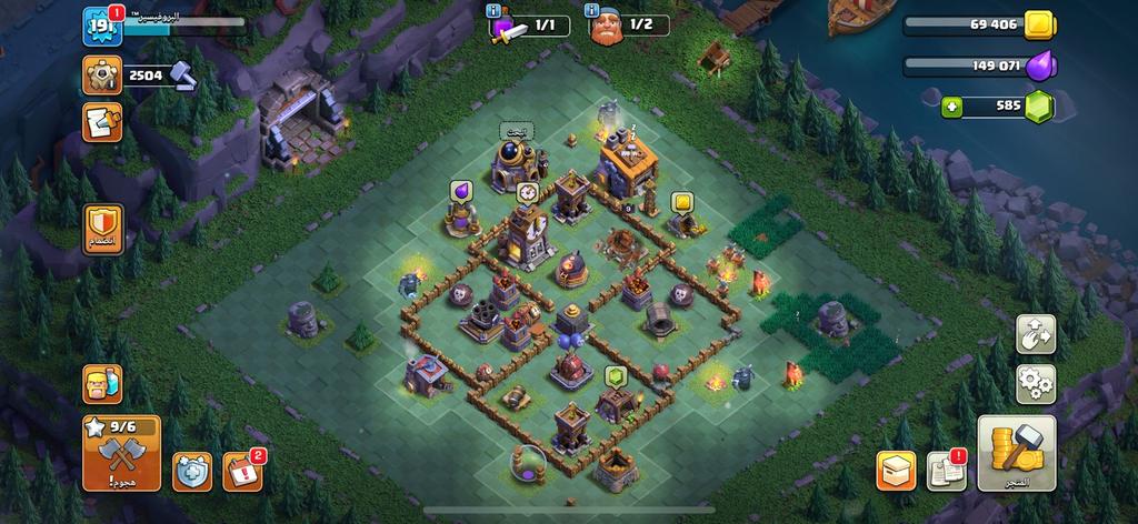 متجر كلاش - حساب تاون 15 جواهر كثيرة