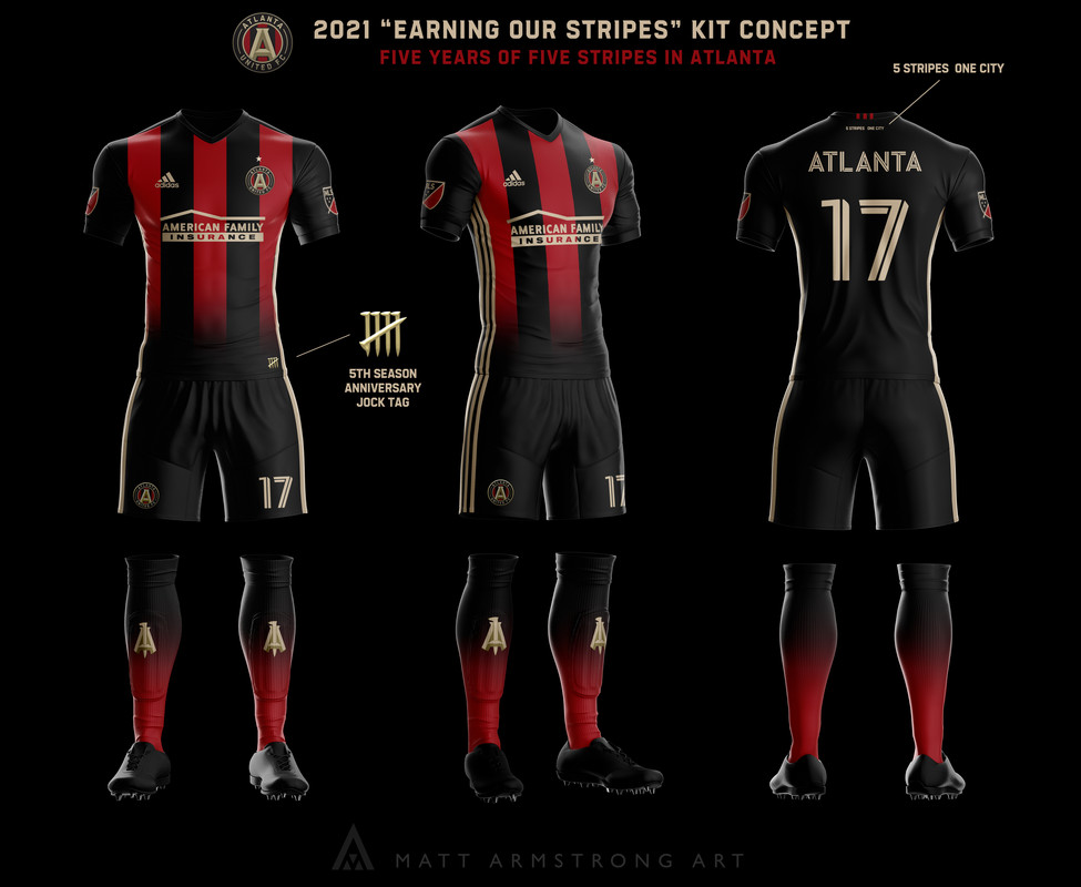 Atlanta United FC 2021 Home Kit Concept - Concepts - Chris Creamer's Sports  Logos Community - CCSLC - SportsLogos.Net Forums