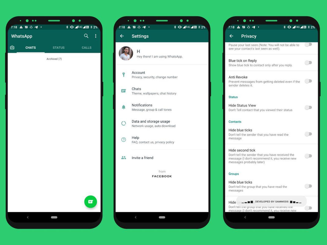 screenshot whatsapp terbaru