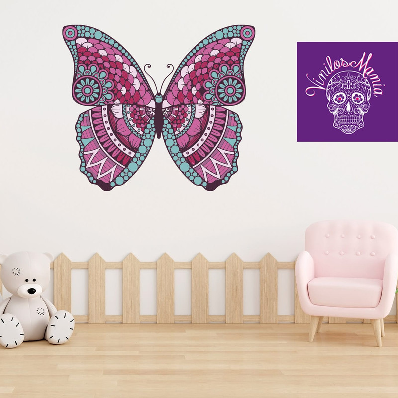 vinilo mariposa colores