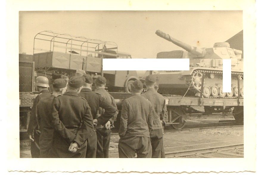 Deutscher Panzer IV sandgelb Langrohr mit franzö