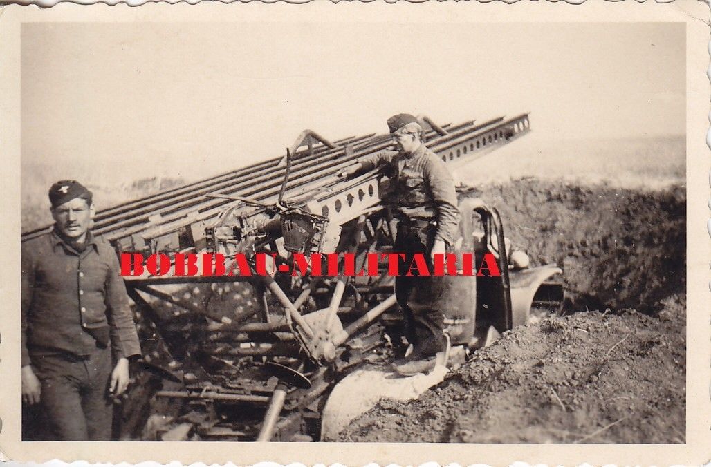 Panzer-Kp.(Fkl) 312 Funklenk Front erbeutete Stalinorgel Raketen