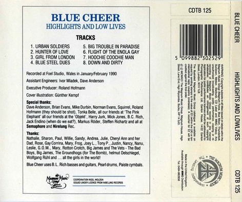 Blue Cheer - Highlights And Lowlives (1990) Lossless