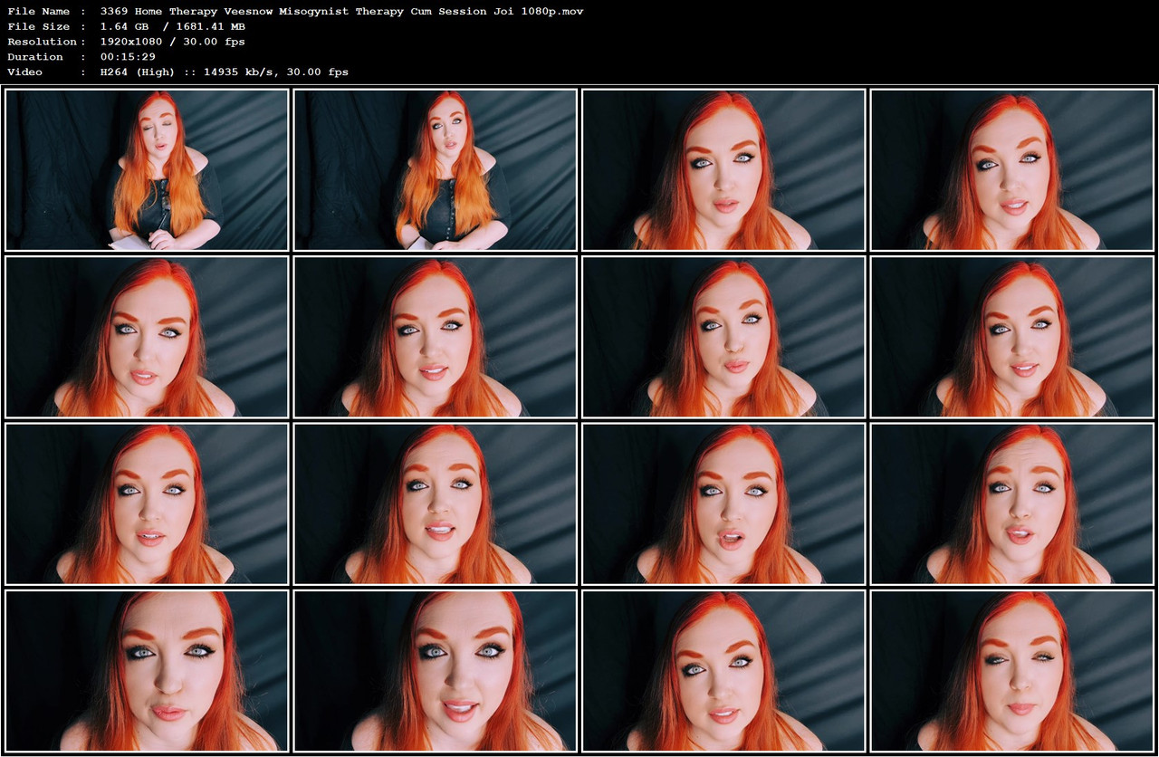 3369 Home Therapy Veesnow Misogynist Therapy Cum Session Joi 1080p mov