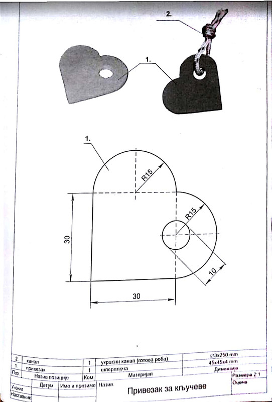 Технички цртеж црце