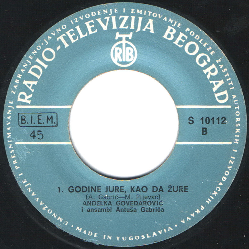 Andjelka Govedarovic 1971-2 sB