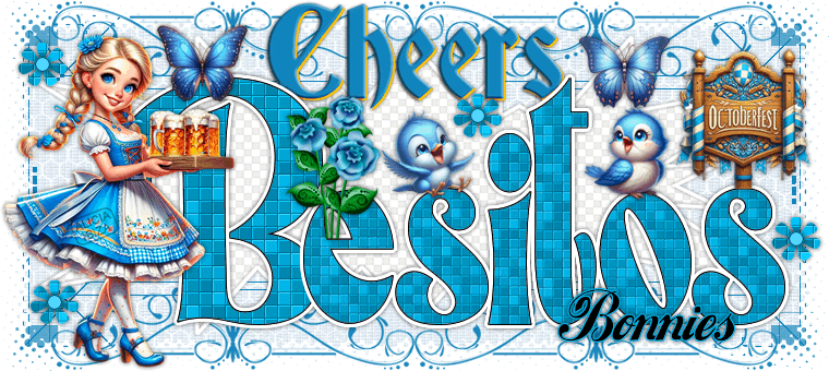 Besos Cheers Octoberfest bonnies