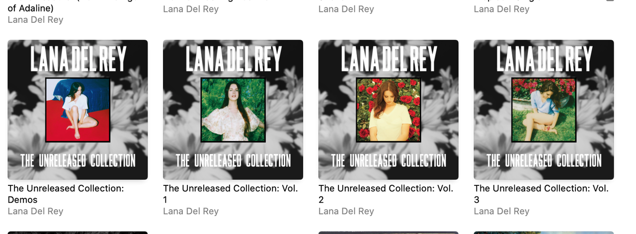 Lana Del Rey - Unreleased, Vol. 1 (2014) CD 