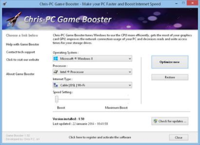 Chris-PC Game Booster 4.85