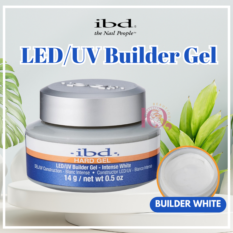 IBD Builder Gel 0.5 oz LED/UV NEW IN JAR [Clear/White/Pink/Natural
