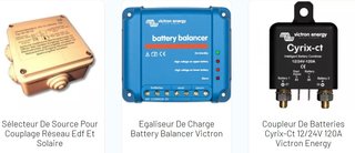 Des matériels électriques
