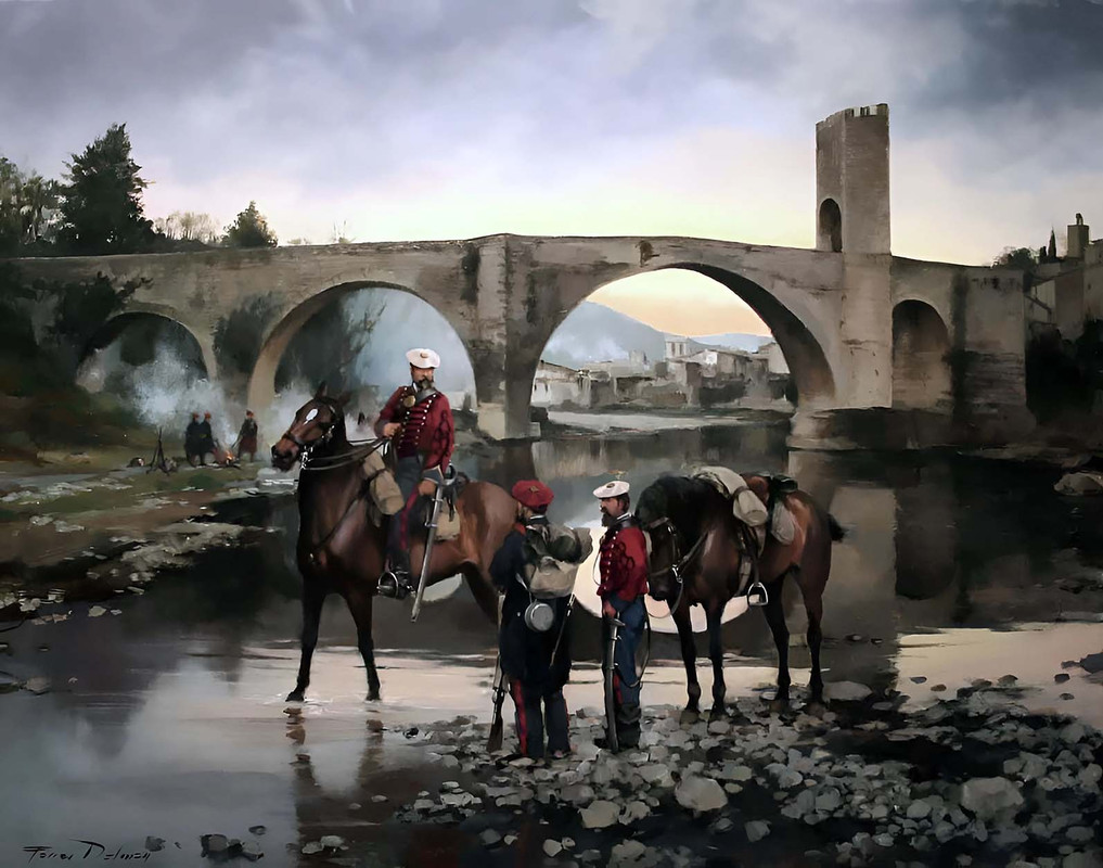 Carlismo,Caballeria De Gerona,1874