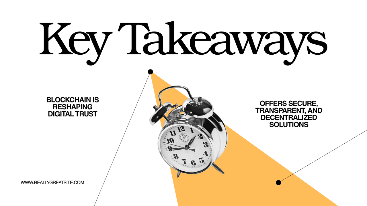 Black and Gold Minimalist Blockchain Presentation