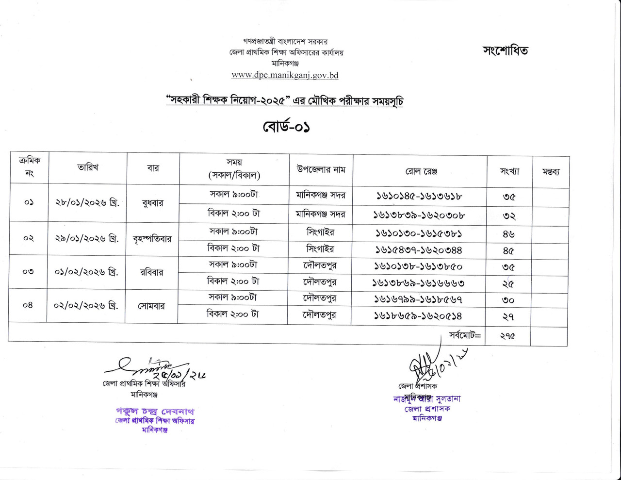 DPE-Manikganj-1