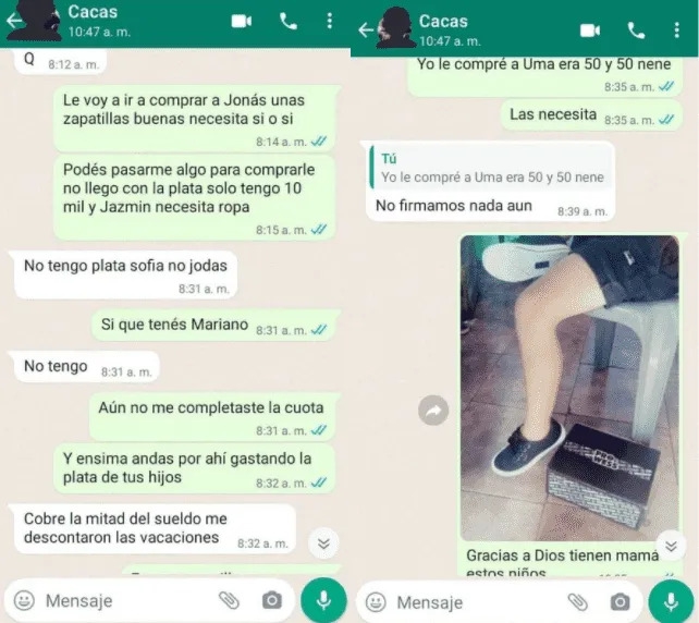 Padre desobligado se viraliza por presumir los tenis de su hijo que no compró