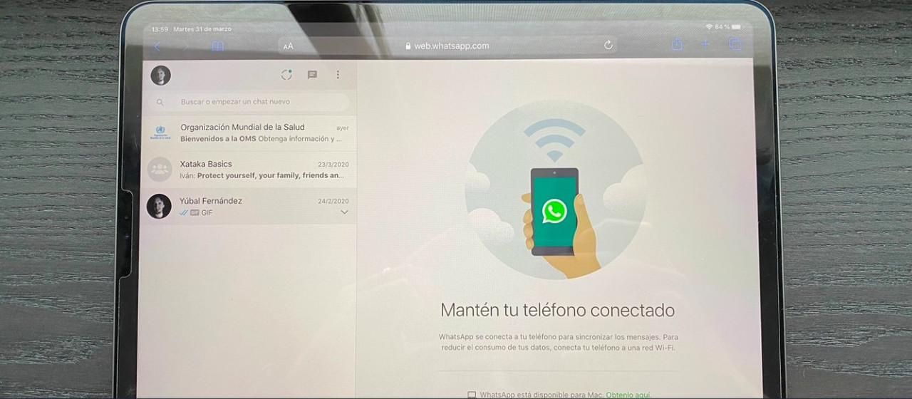 Descargar WhatsApp Web en iPad