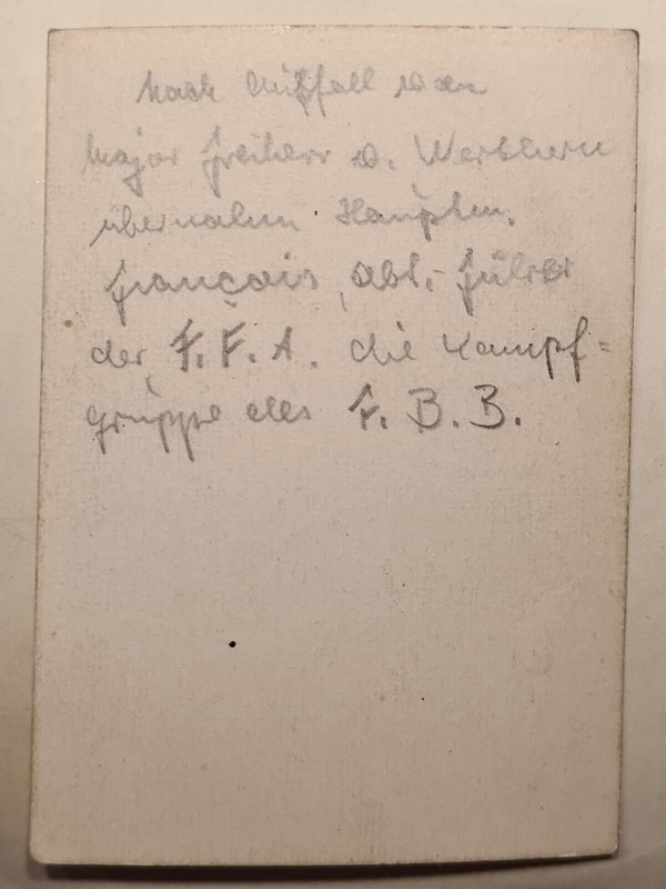 Foto Portrait Hptm. Francois Panzer-Gr.-Brig. -v. Werthern- Fhr.-Begl.-Btl. Tarn (2)